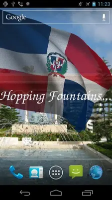 Dominican Flag android App screenshot 1